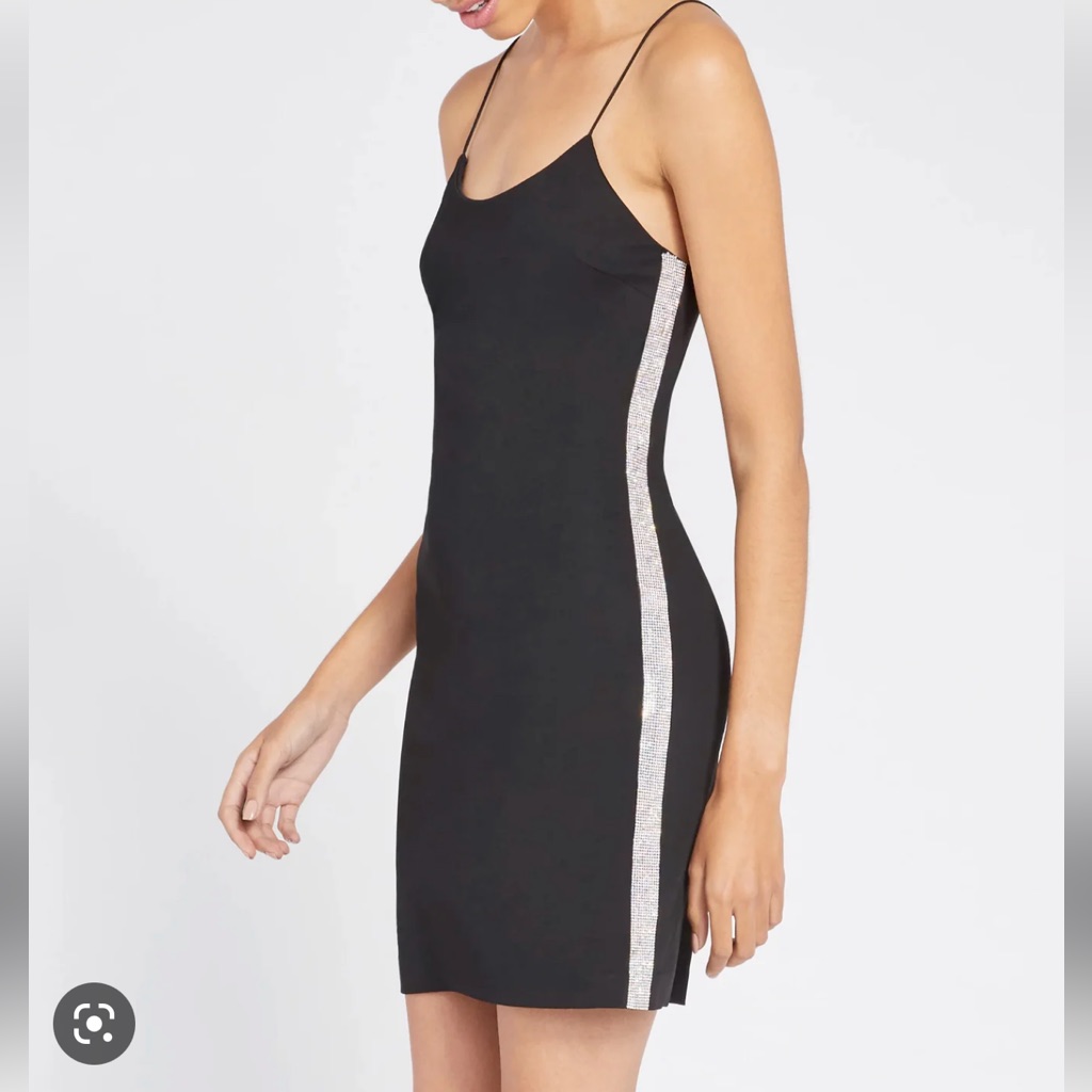 Alice And Olivia Black Mini Dress